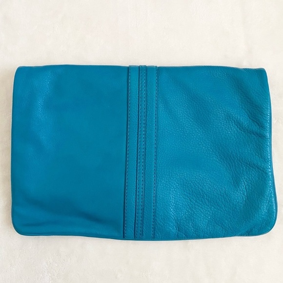 Marc by Marc Jacobs Turquoise Leather Magazine Clutch - Picture 7 of 14